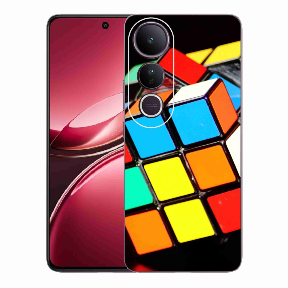 Gél borítás mmCase a Vivo V50 Lite 4G/5G-hez - Rubik-kocka