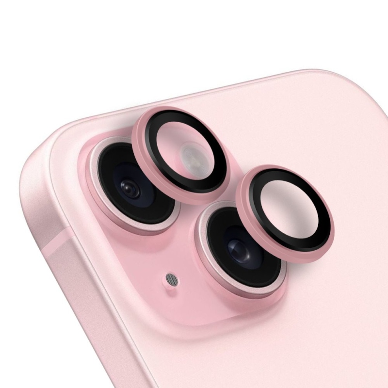 Csomagolás:ME lencsevédő Apple iPhone 15/15 Plus rózsaszínhez