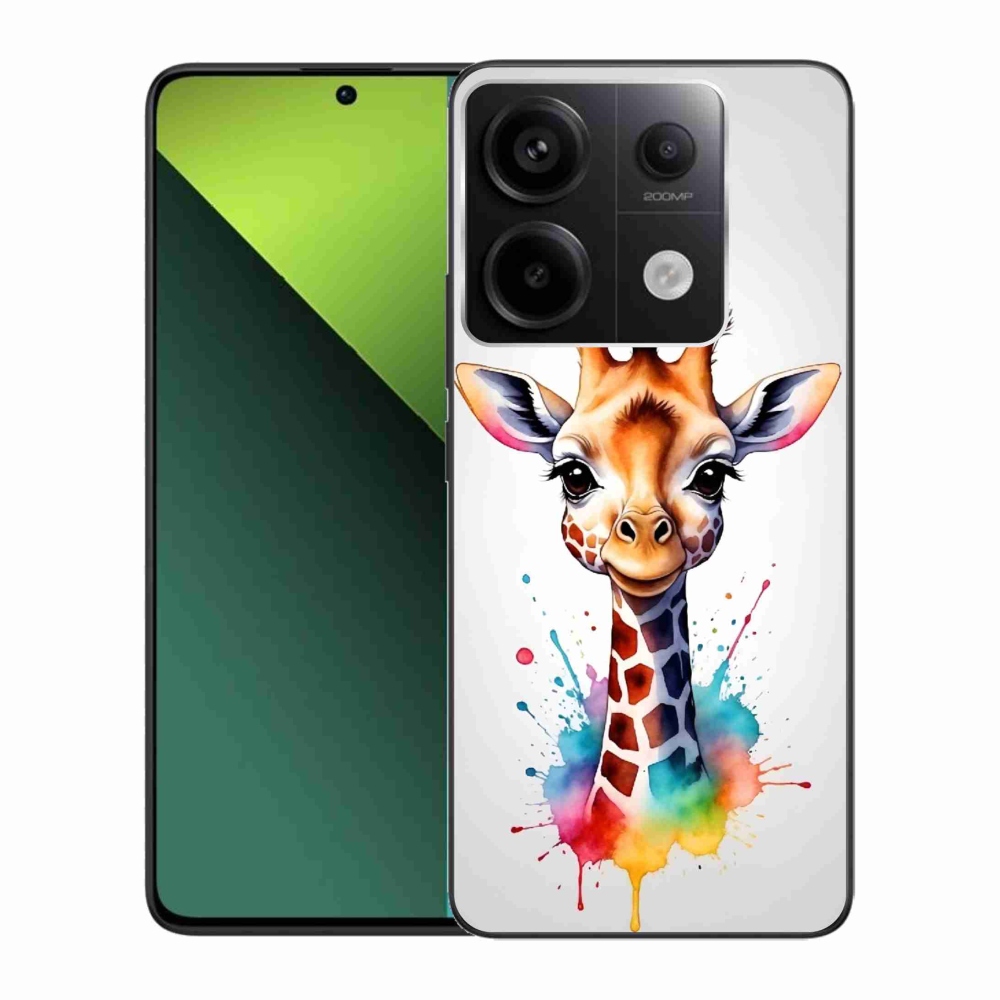 Zselés borítás mmCase a Xiaomi Redmi Note 13 Pro 5G/Poco X6 5G - zsiráf 1