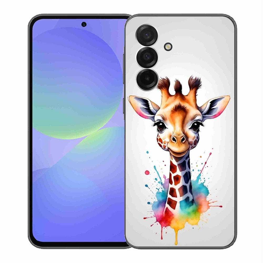 Gél védőhuzat mmCase Samsung Galaxy A36 5G - zsiráf 1