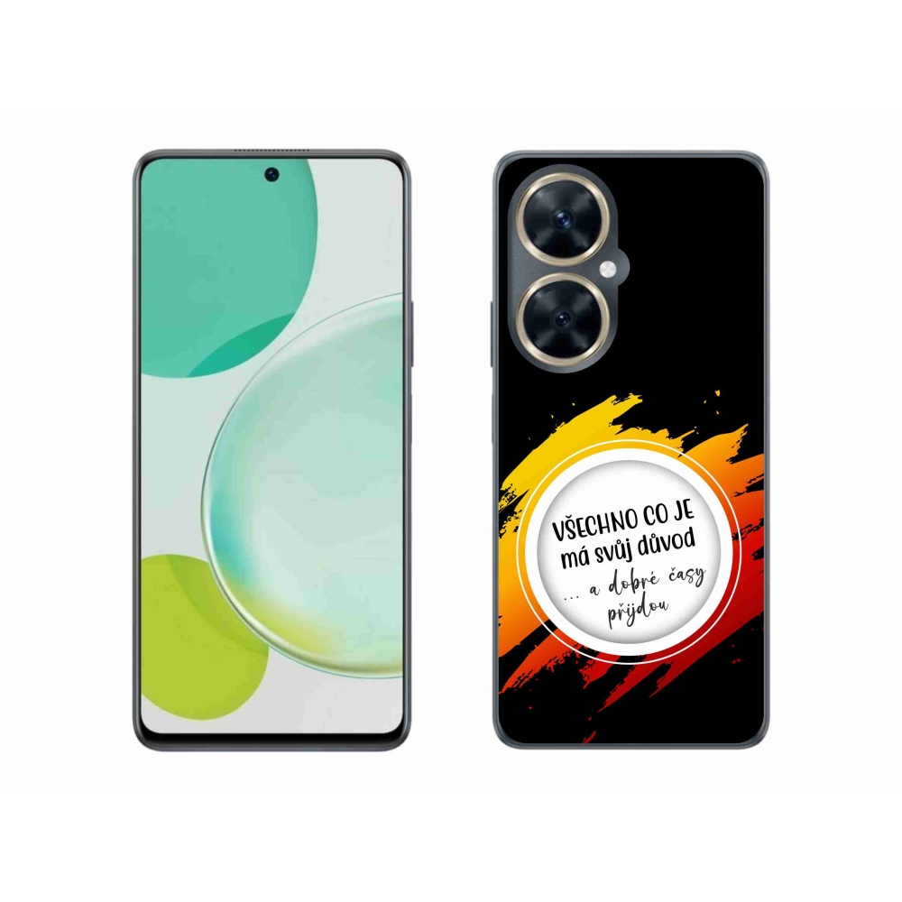 Gél borítás mmCase a Huawei Nova 11i - idézet 3 fekete háttérrel
