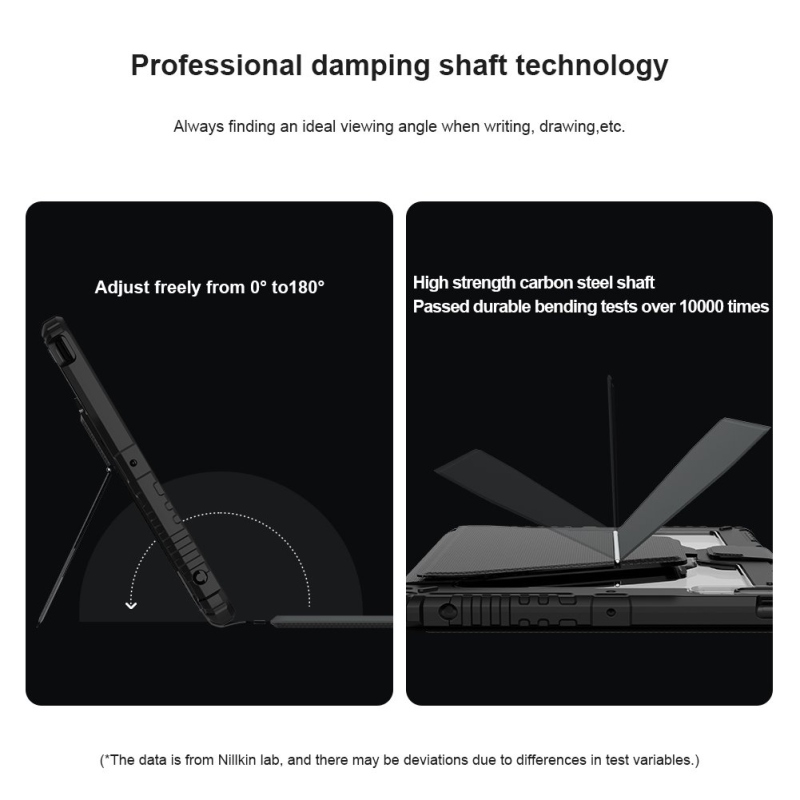 Nillkin Bumper Link billentyűzet tok (háttérvilágításos verzió) iPad 10.2 2019/2020/2021 Fekete