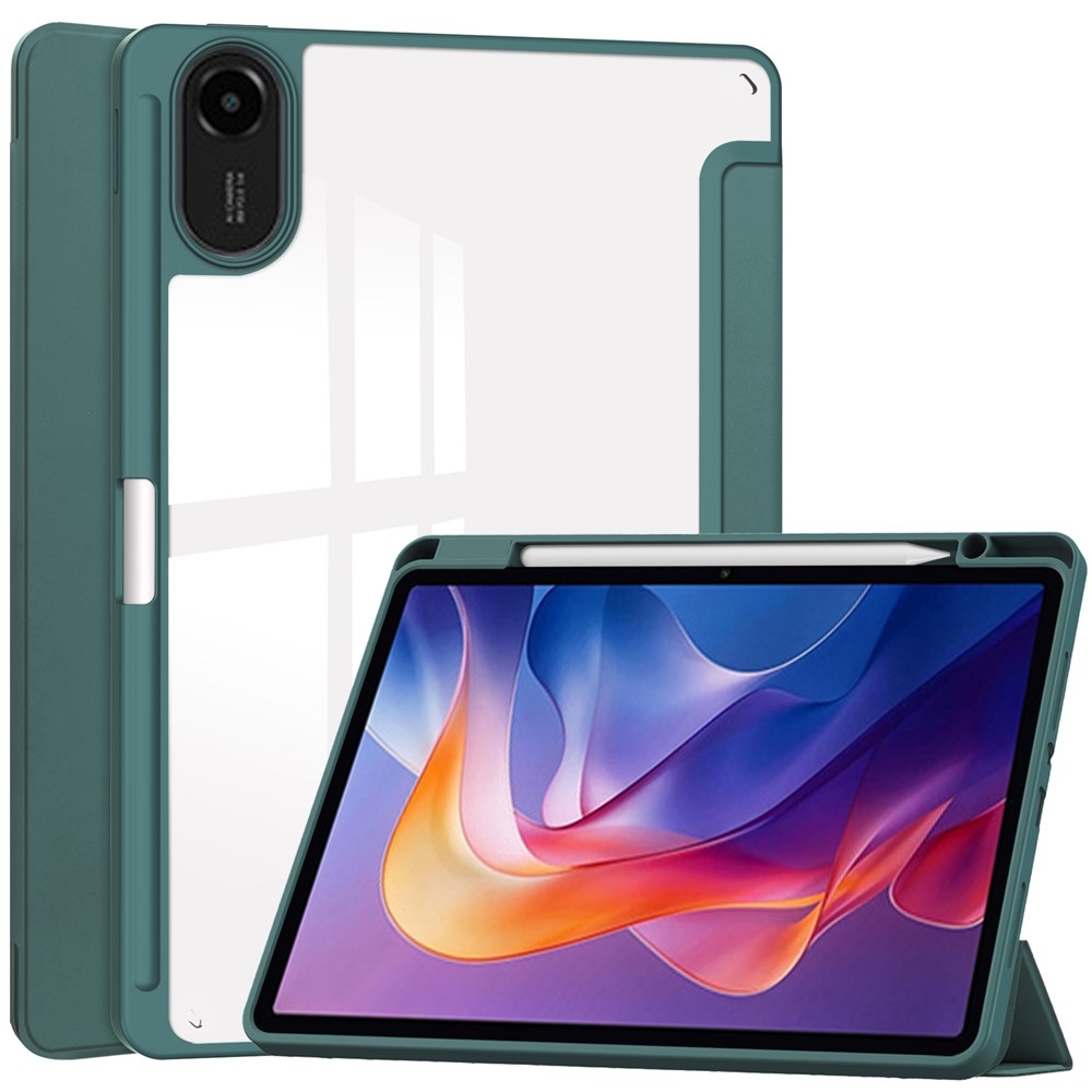 Ügyes záródó tok Xiaomi Redmi Pad 2 tablethez - zöld