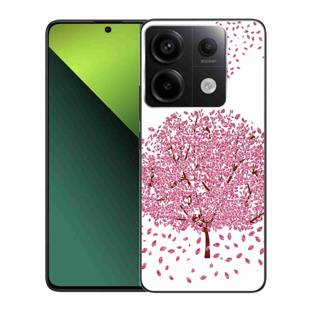 Gél borítás mmCase a Xiaomi Redmi Note 13 Pro 5G/Poco X6 5G számára - rajzfilmfa levelekkel