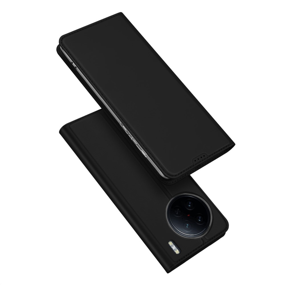 DUX könyvtáska Vivo X90 Pro készülékhez - fekete