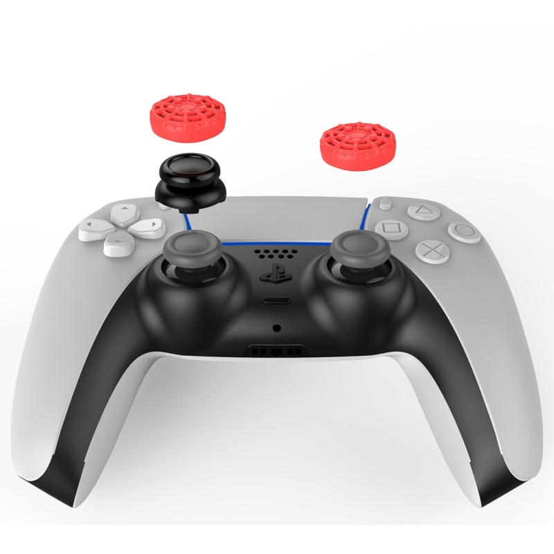 iPega P5029 Szilikon vezérlőpálca borítók PS5/PS4 4db piros/kékhez