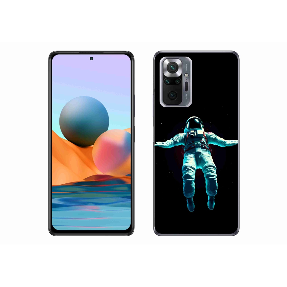 Gél borítás mmCase a Xiaomi Redmi Note 10 Pro készülékhez - kozmonauta