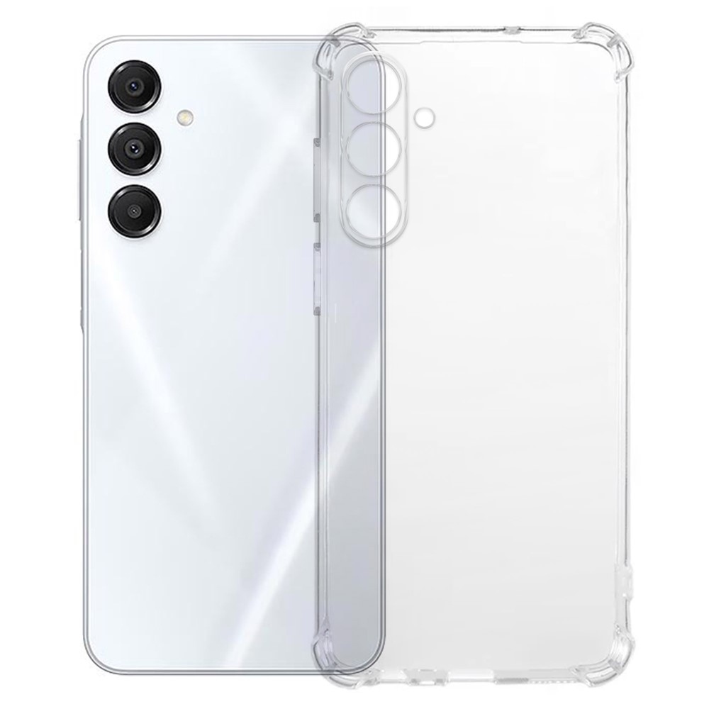 KLB átlátszó zselés tok Samsung Galaxy A17 5G készülékhez, megerősített sarkokkal