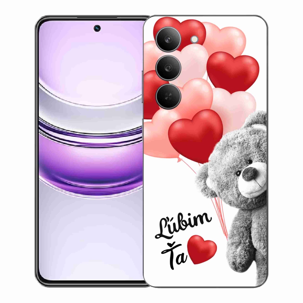 Gél borító mmCase a Realme 14x 5G számára - I love you en