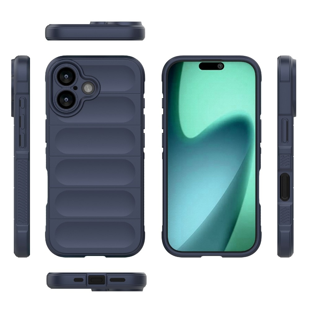 Rugg tartós zselés tok iPhone 17 készülékhez - sötétkék