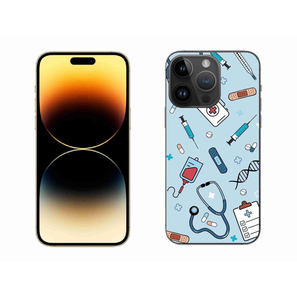 Zselés borítás mmCase iPhone 14 Pro Max készülékhez - egészség 1
