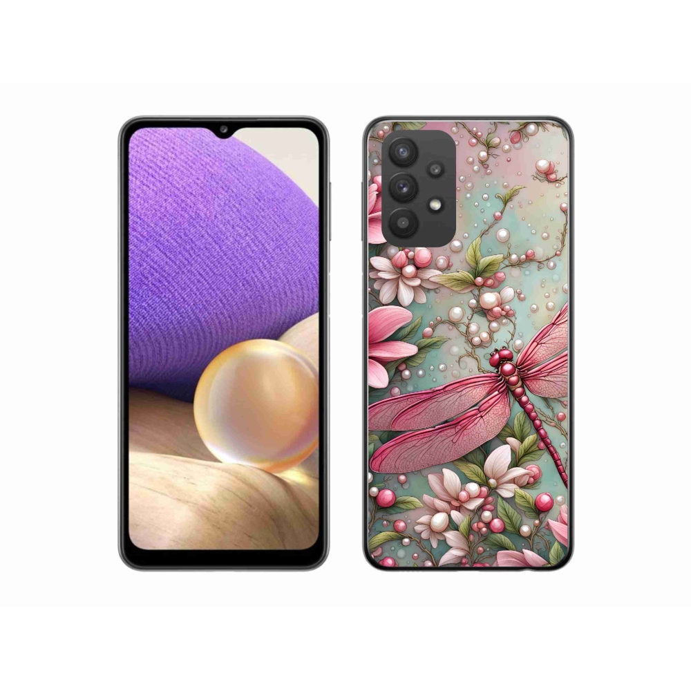 Gél védőhuzat mmCase Samsung Galaxy A32 5G - szitakötőhöz