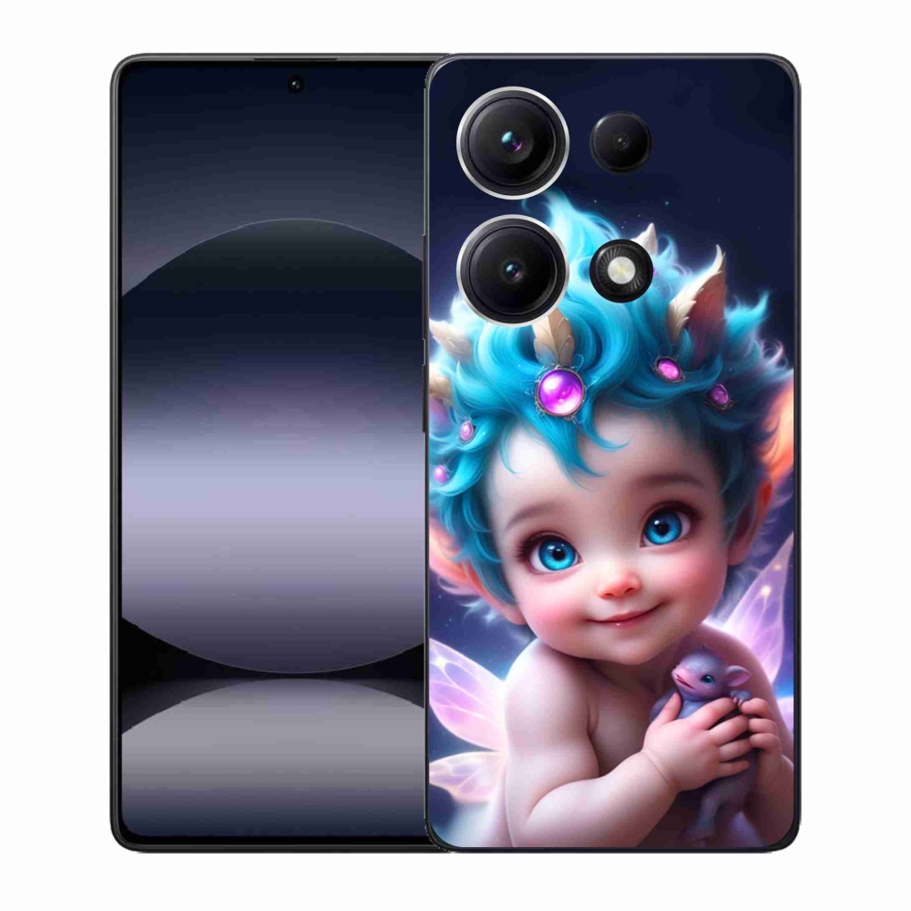 Gél borítás mmCase a Xiaomi Redmi Note 14S-hez - baba pillangószárnyakkal