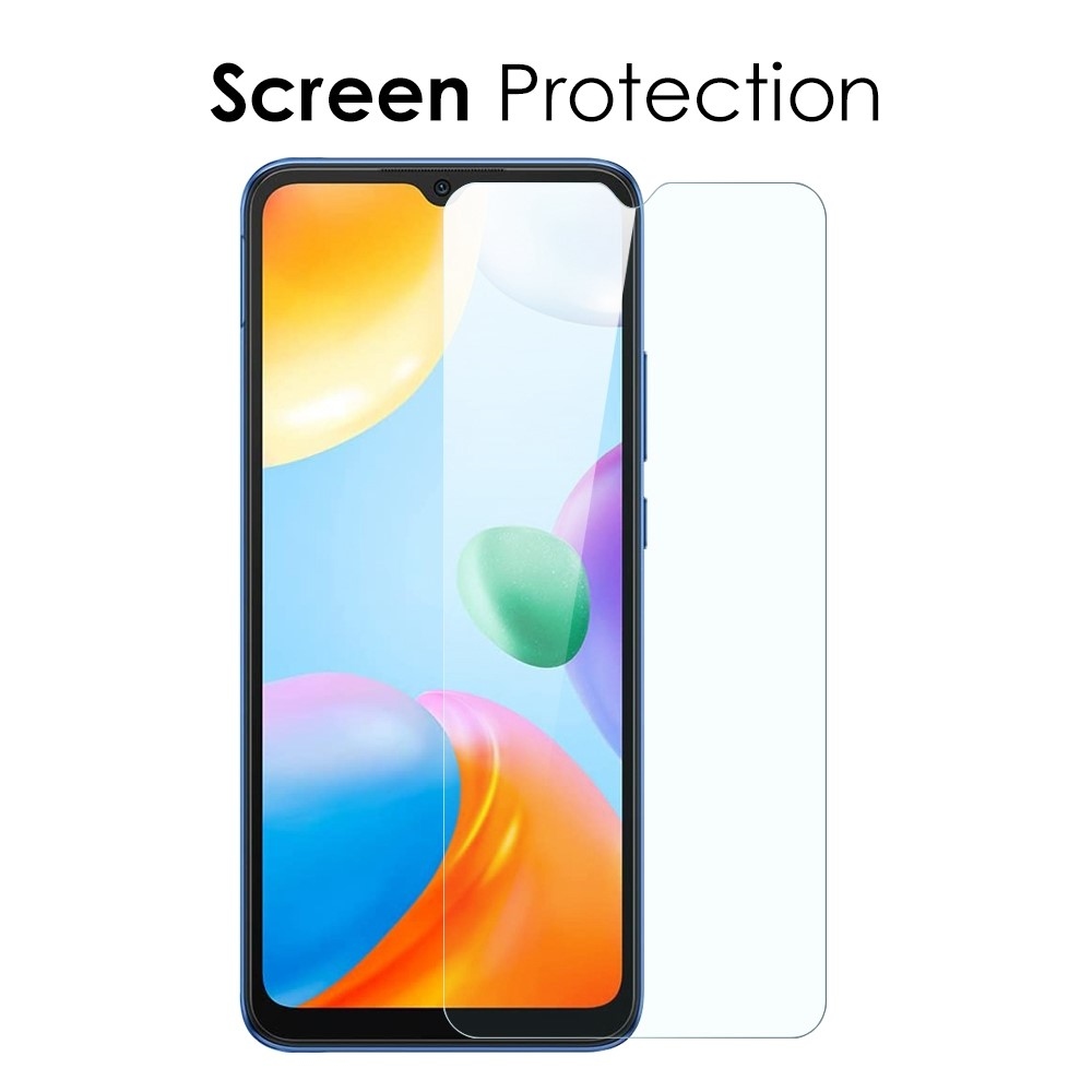 NORTHJO átlátszó zselés tok + edzett üveg Xiaomi Redmi 10C - átlátszó