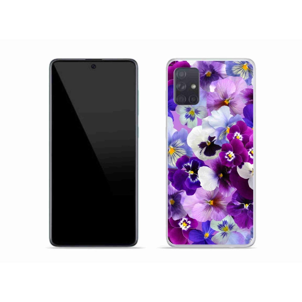Gél borító mmCase Samsung Galaxy A51 - virágok 9