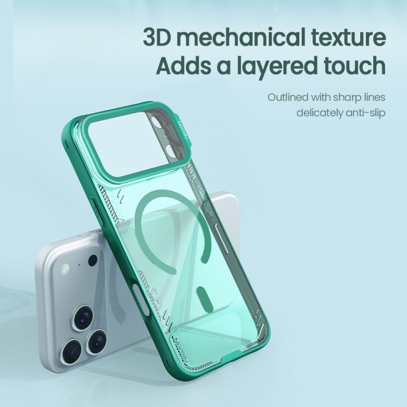 Nillkin Iceblade Prop mágneses borító Apple iPhone 17 Pro Max készülékhez Dune Brown