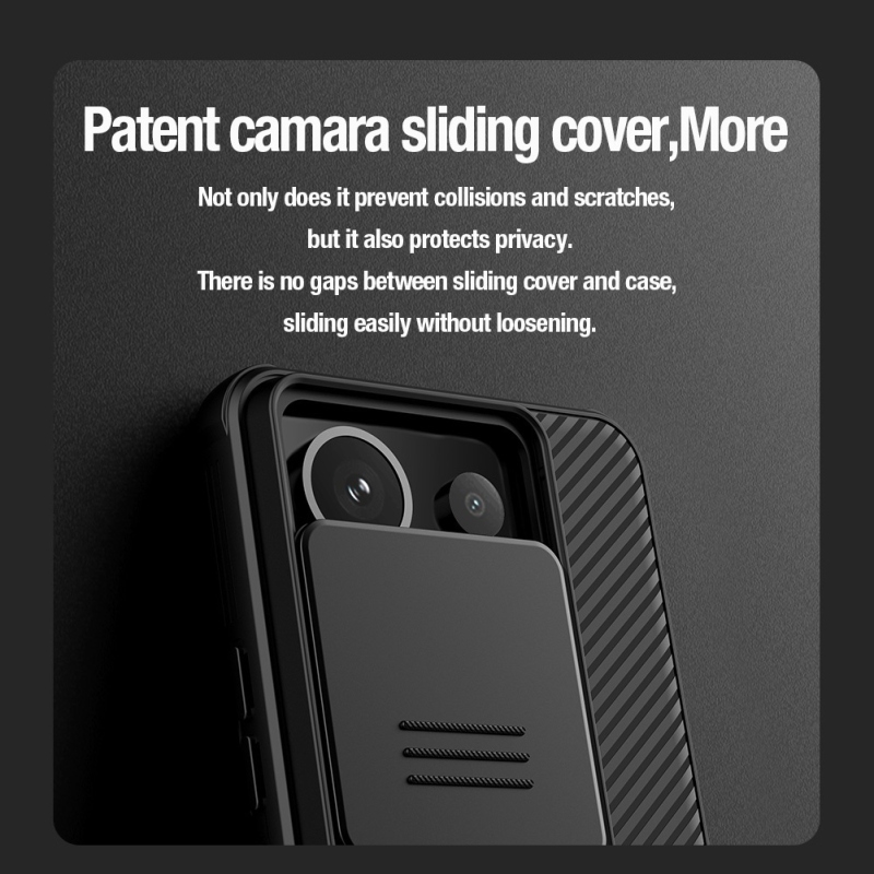 Nillkin CamShield PRO hátlap Xiaomi Redmi Note 13 Pro 5G / Poco X6 5G fekete