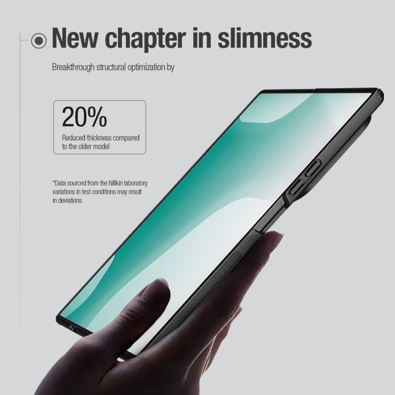 Nillkin Super Frosted FOLD hátlap a Samsung Galaxy Z Fold 7-hez Fekete