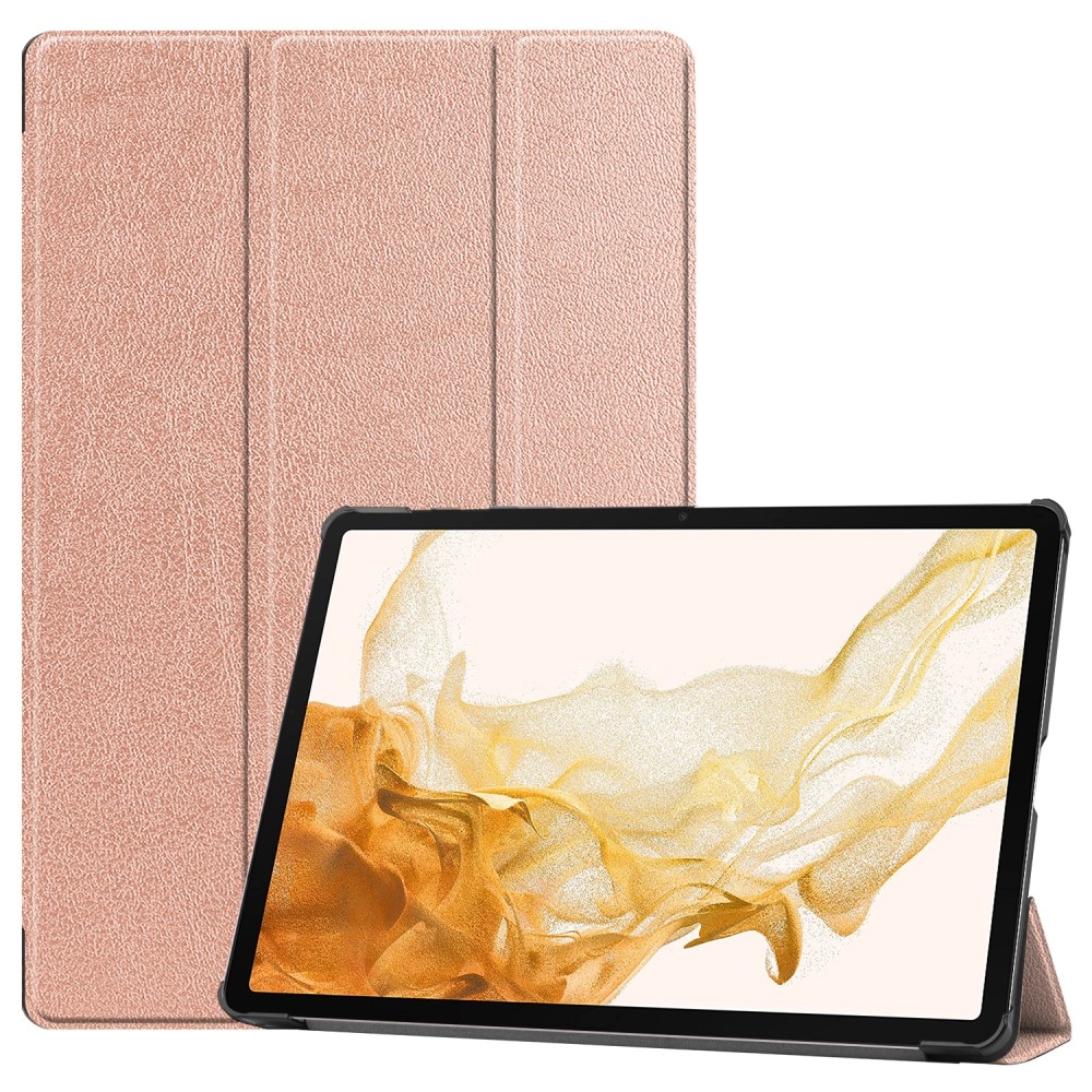 Ügyes záró tok Samsung Galaxy Tab S9+/Tab S10+ - rózsaarany színben