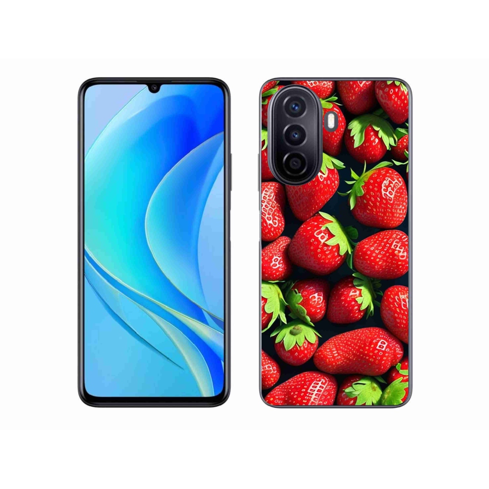 Gél borító mmCase a Huawei Nova Y70 készülékhez - eper