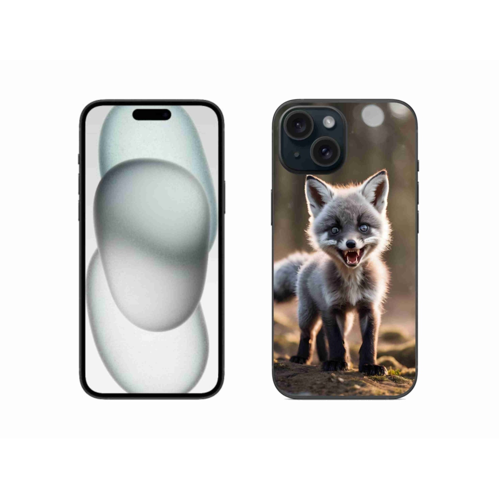 Zselés borítás mmCase iPhone 15 készülékhez - angry fox