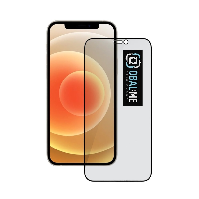 CSOMAG:ME Privacy 5D edzett üveg Apple iPhone 12 Mini fekete színhez