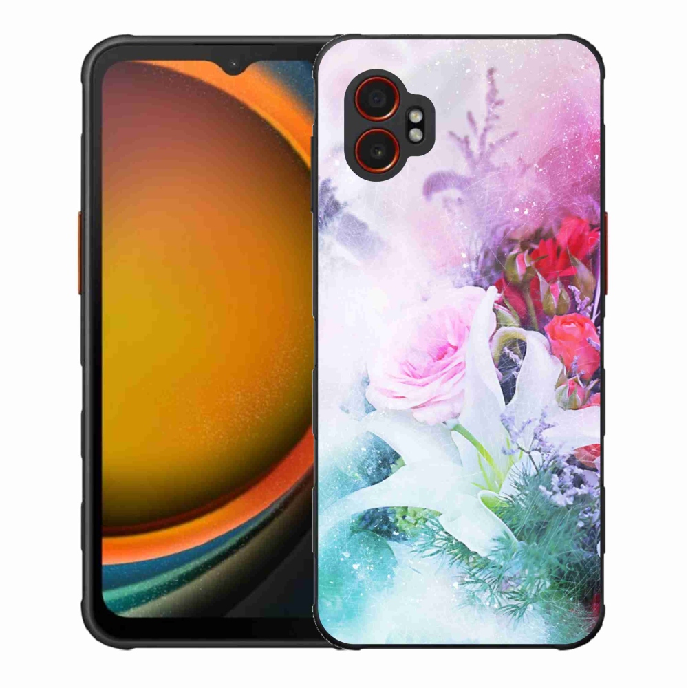 Gél borítás mmCase a Samsung Galaxy Xcover 7 Pro készülékhez - virágok 4