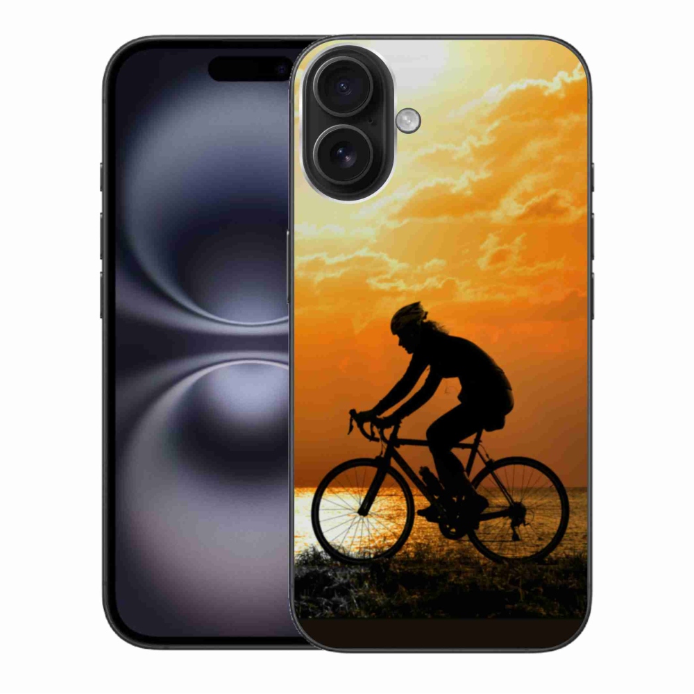 Gél borítás mmCase iPhone 16 Plus készülékhez - kerékpározás