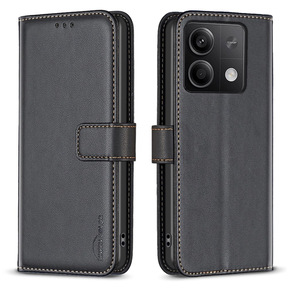 BNF könyvtáska Xiaomi Redmi Note 13 5G - fekete