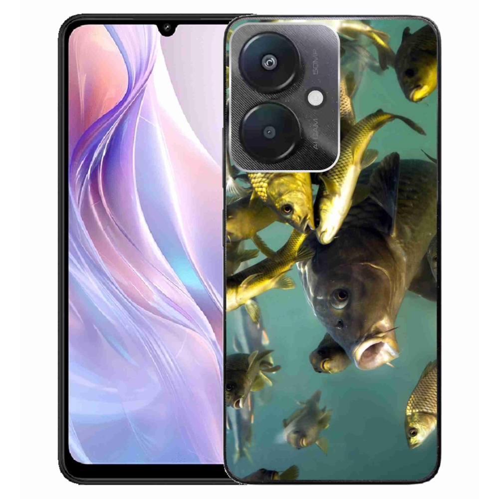 Gél tok mmCase a Xiaomi Redmi 13C 5G számára - halak iskolája