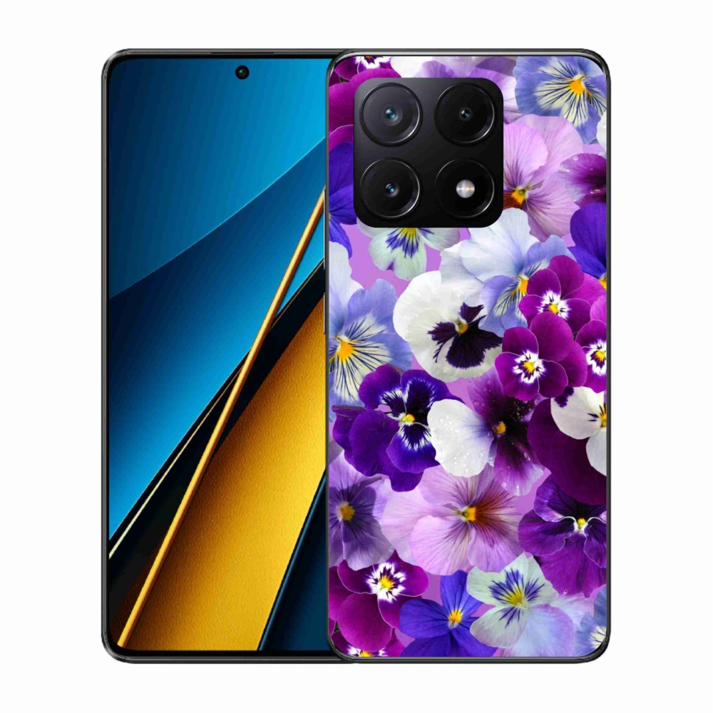 Gél borító mmCase a Xiaomi Poco X6 Pro 5G számára - virágok 9