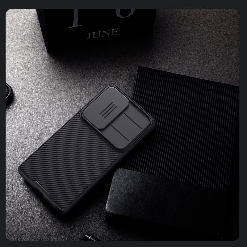 Nillkin CamShield PRO mágneses hátlap a Samsung Galaxy S25 Ultra Fekete készülékhez