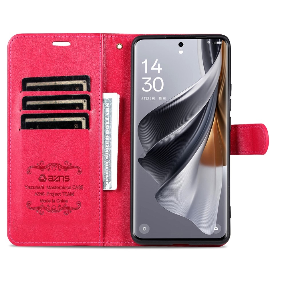 AZNS könyvtáska a Huawei Pura 70 készülékhez - piros színű