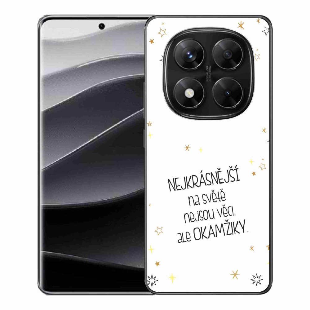 Gél borítás mmCase a Xiaomi Redmi Note 14 Pro 5G/Poco X7 5G számára - idézem 4 fehér háttér