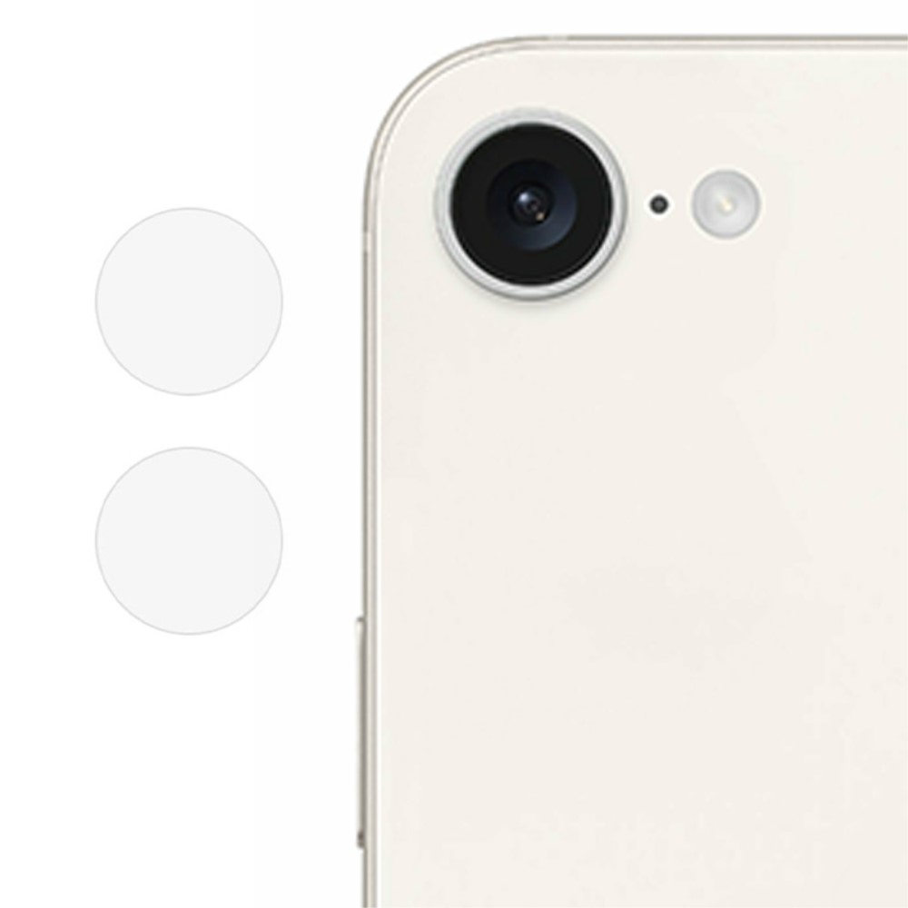 Az iPhone 16e hátsó kamera lencséjének üvege