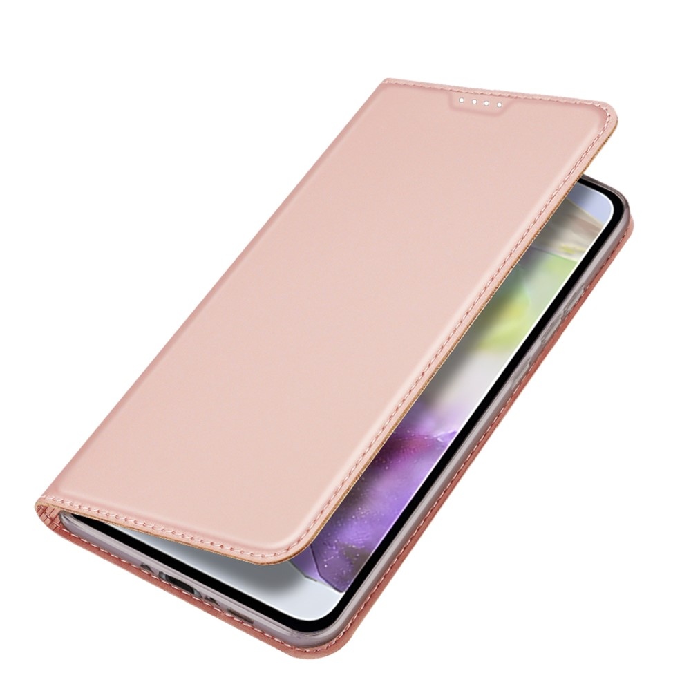DUX könyvtáska Samsung Galaxy A36 5G/A56 5G - rózsaarany színben