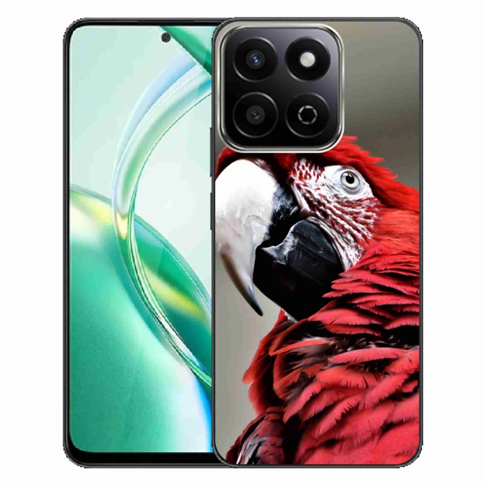 Gél tok mmCase a Honor 200 Smart 5G készülékhez - papagáj ara piros