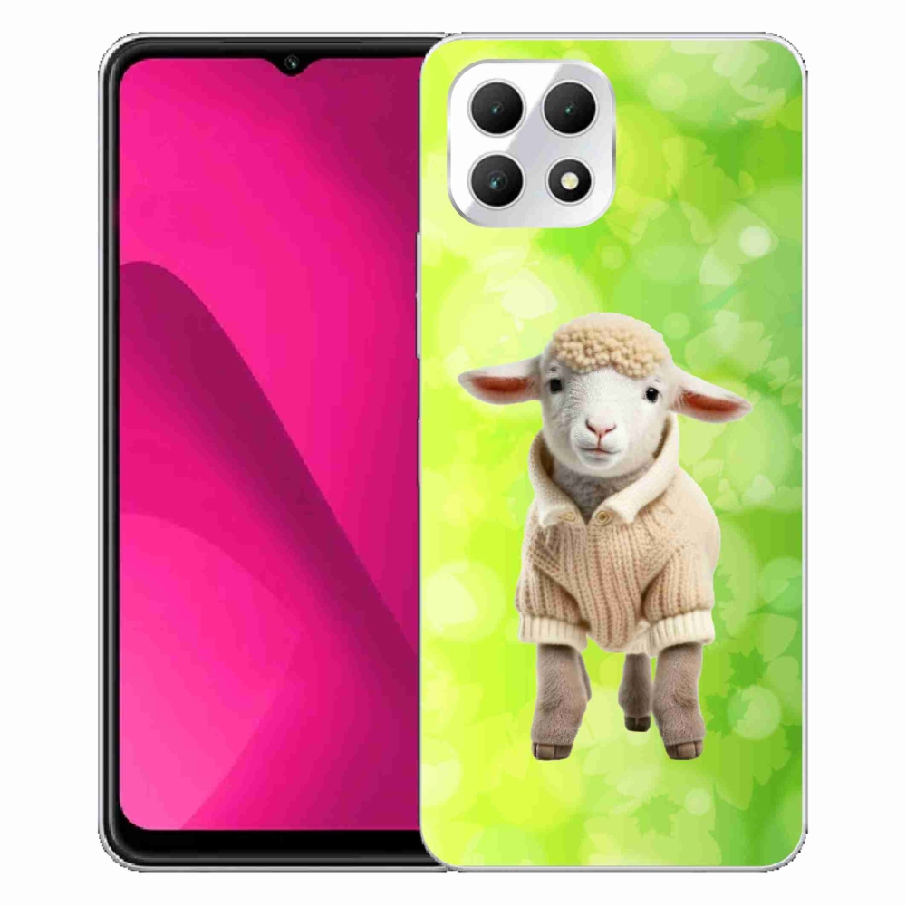Zselés borítás mmCase a T-Mobile T Phone 2 készülékhez - bárányhús pulóverben