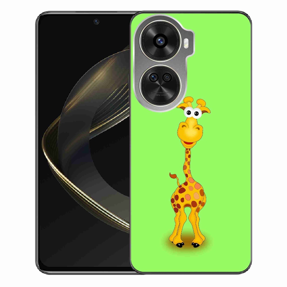 Gél borítás mmCase a Huawei Nova 12 SE-hez - rajzfilm zsiráf