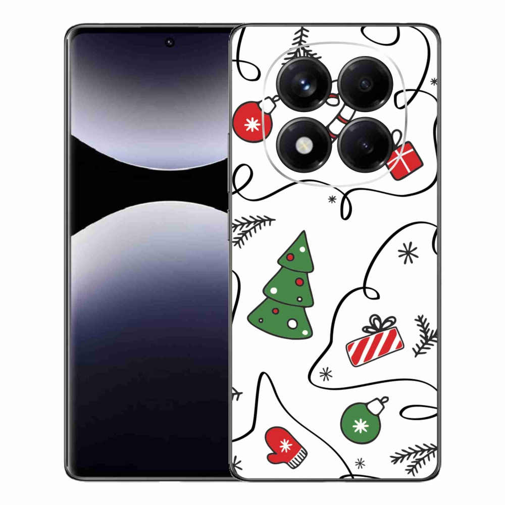 Gél borítás mmCase a Xiaomi Redmi Note 14 Pro számára - karácsonyi motívumok