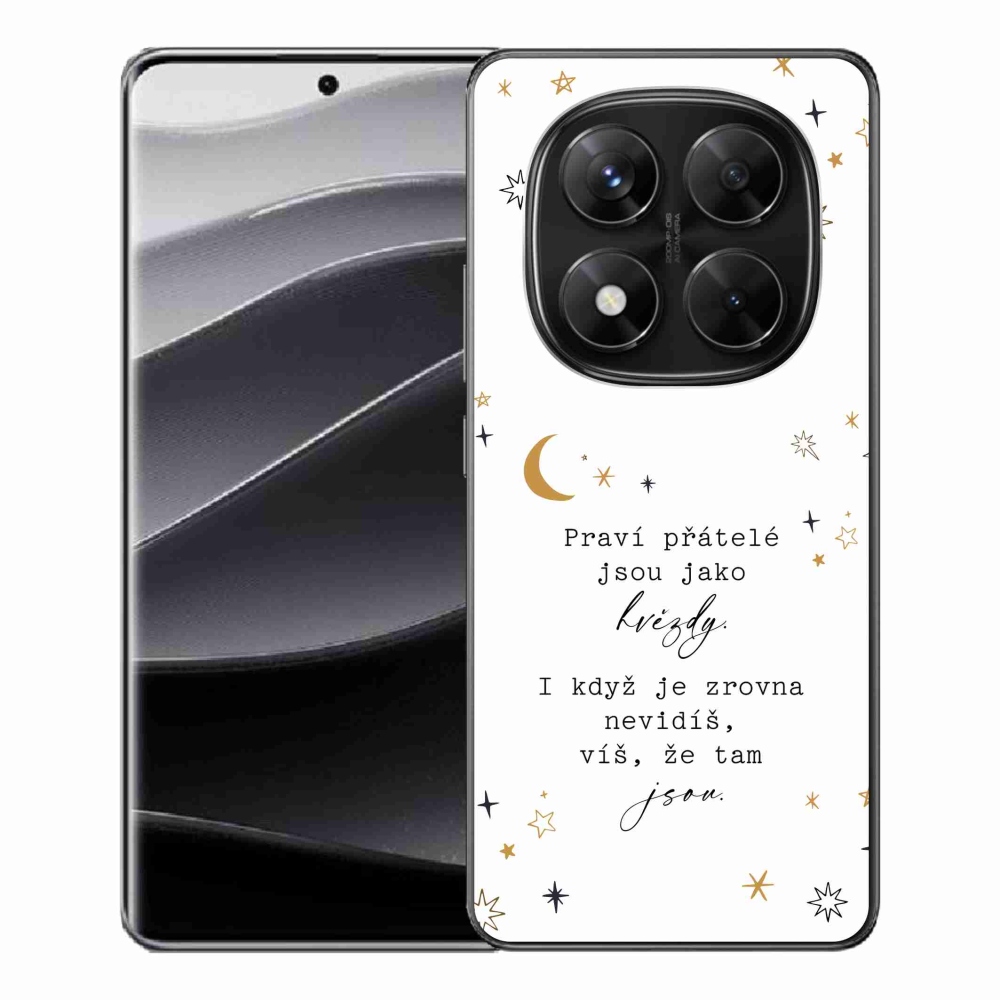 Gél borítás mmCase a Xiaomi Redmi Note 14 Pro 5G/Poco X7 5G számára - idézem 6 fehér háttér