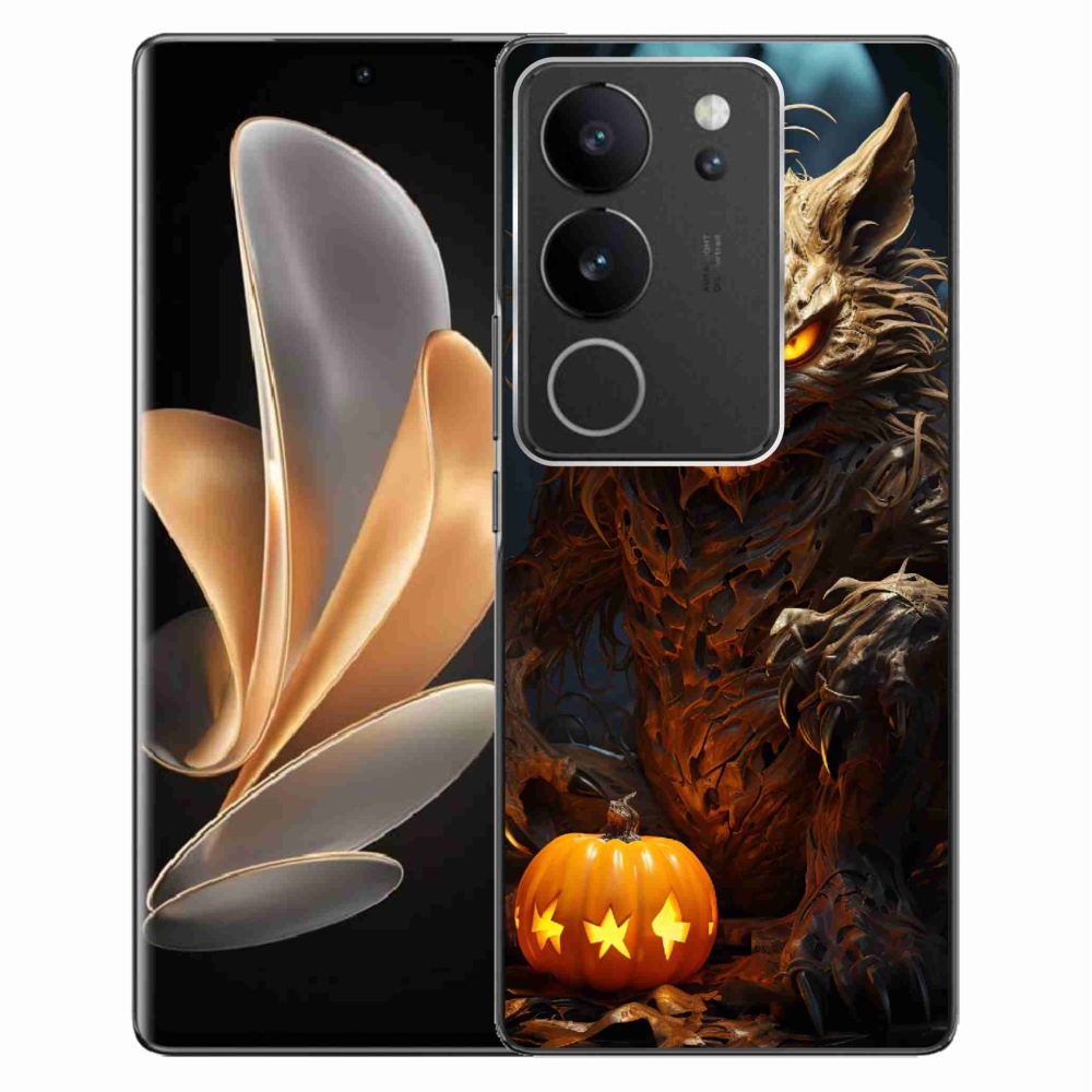 Gél borítás mmCase a Vivo V29 5G-hez - Halloween szörnyeteg