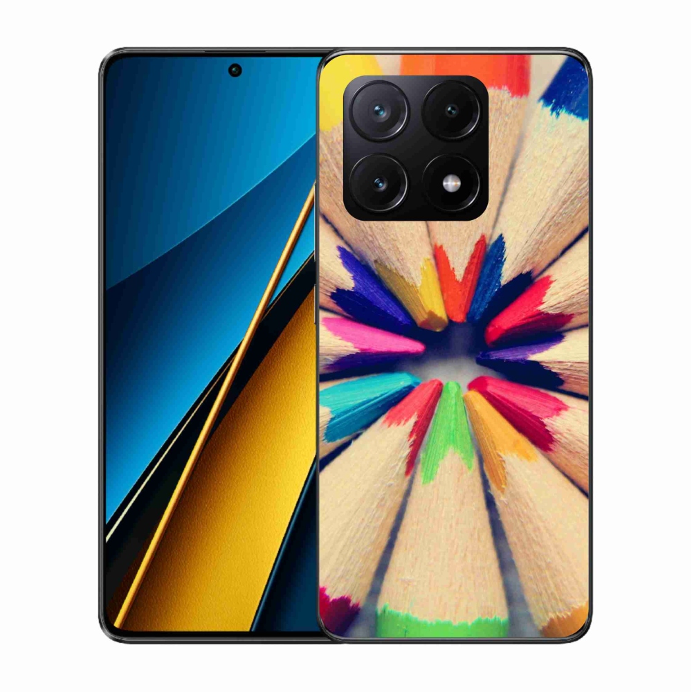Gél borítás mmCase a Xiaomi Poco X6 Pro 5G számára - zsírkréták