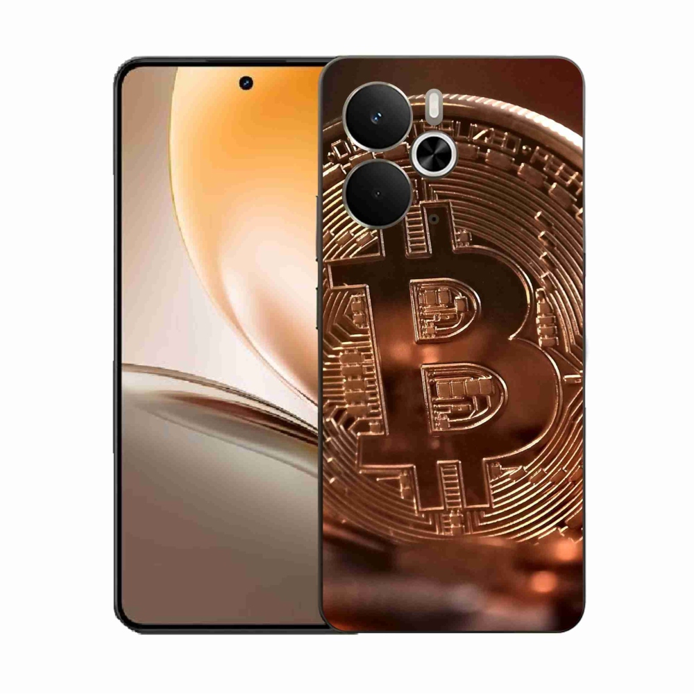 Gél borítás mmCase a Realme 14 5G számára - bitcoin