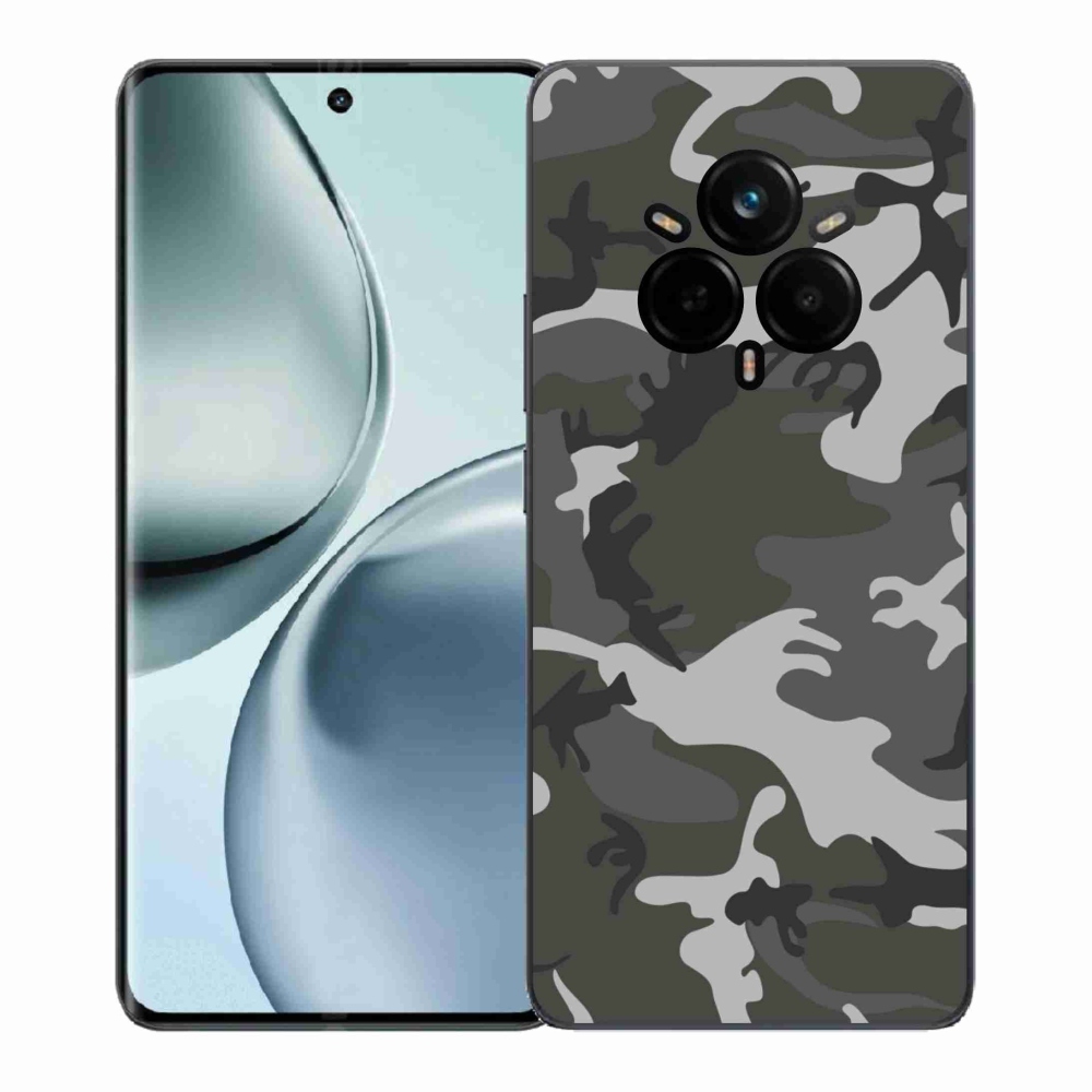 Zselés borítás mmCase a Realme 14 Pro+ 5G számára - álcázó mintás