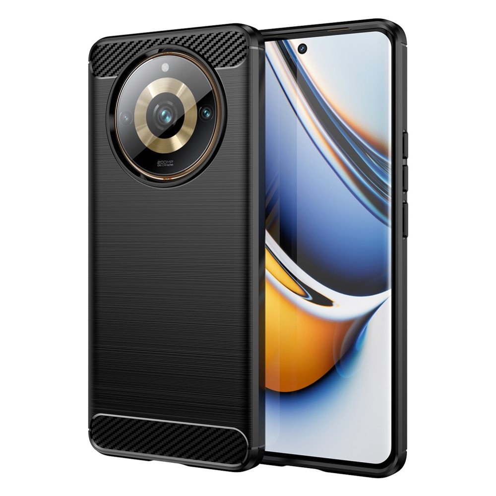 Szénálló zselés tok a Realme 11 Pro 5G/11 Pro+ 5G készülékhez - fekete