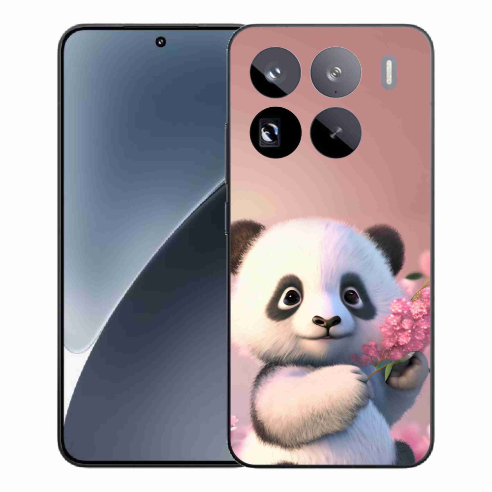 Gél borítás mmCase a Xiaomi 15 Pro számára - aranyos panda