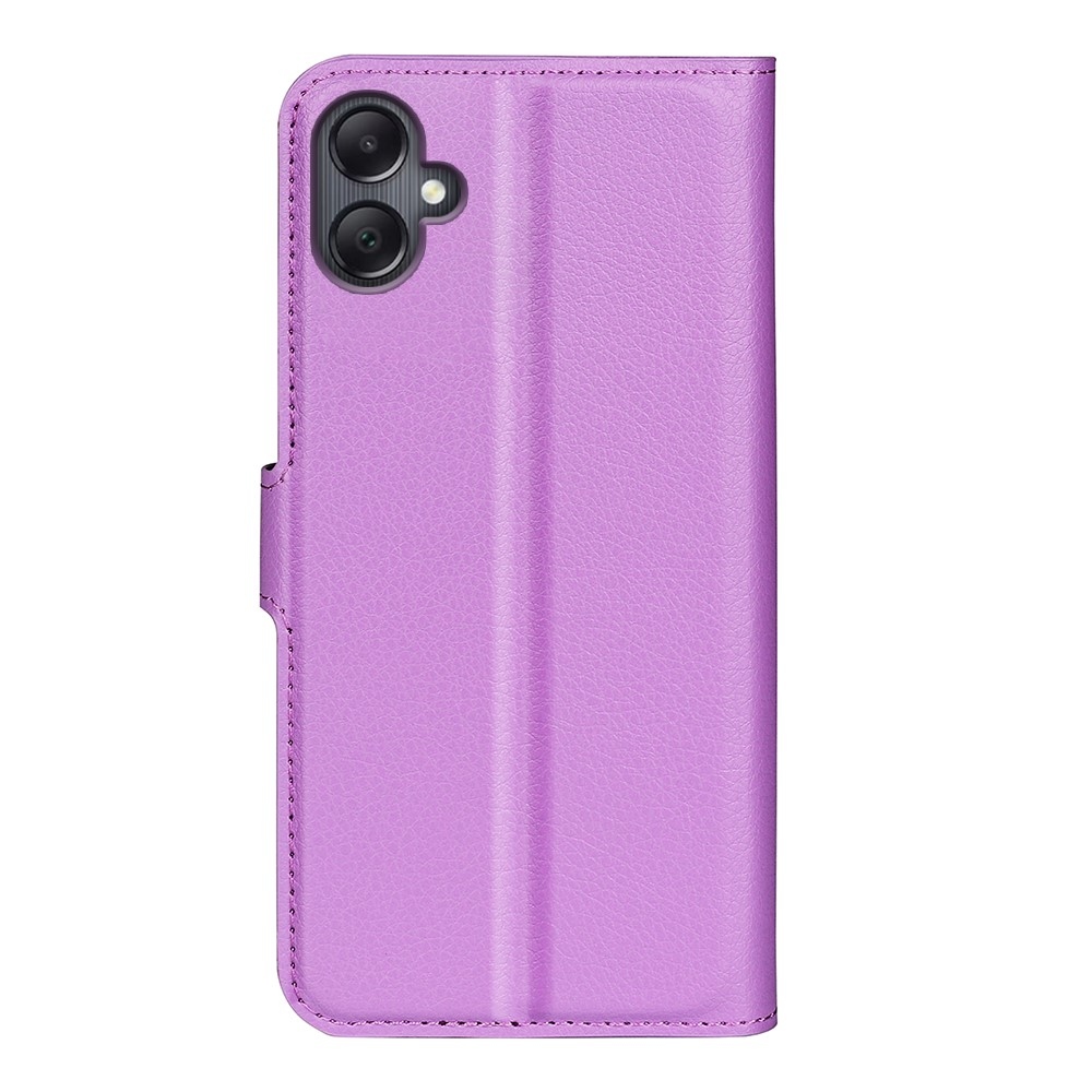 Litchi könyv tok Samsung Galaxy A06 4G - lila