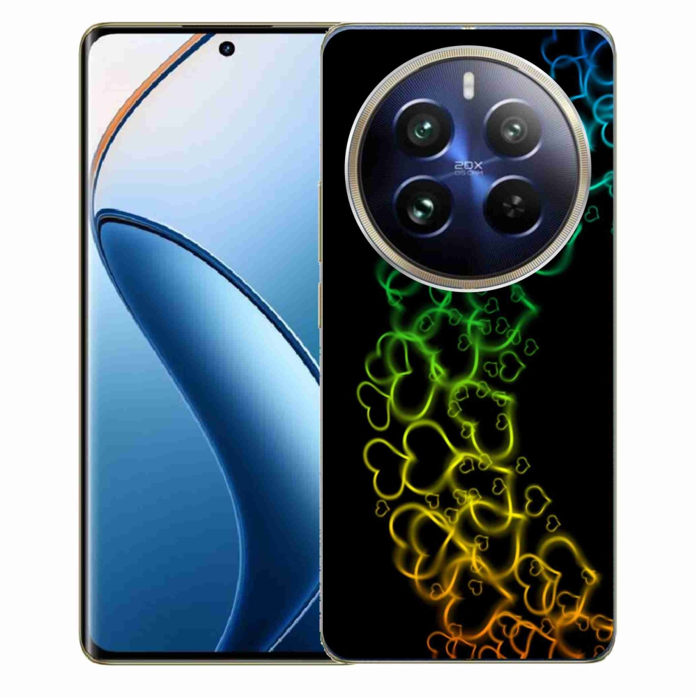Zselés borítás mmCase a Realme 12 Pro 5G/12 Pro+ 5G készülékhez - színes szívek
