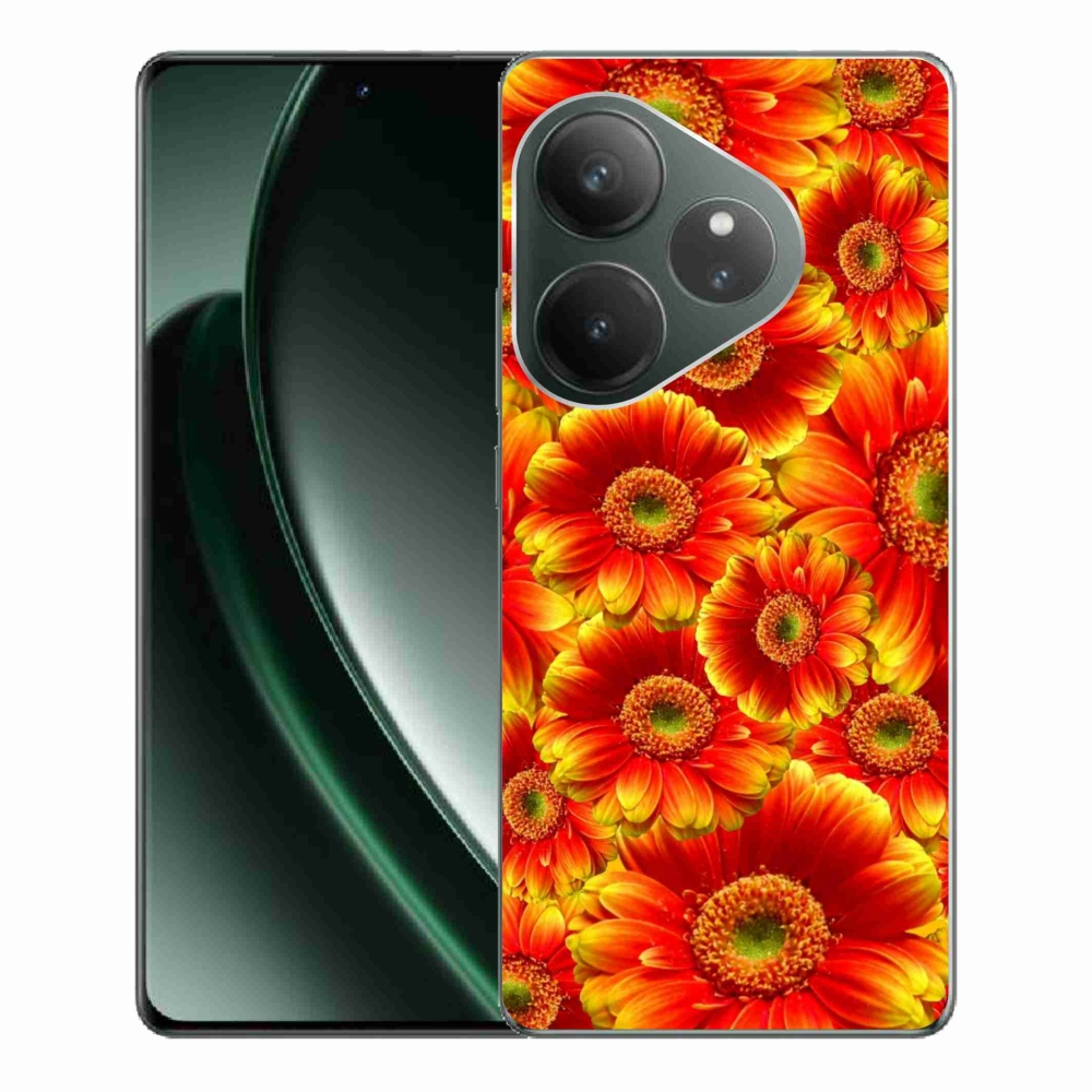 Gél borítás mmCase a Realme GT 6 5G/GT 6T 5G készülékhez - gerbera 1